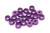 Aluminium Metal C Finishing Washer for 3mm Screws 20pcs Purple