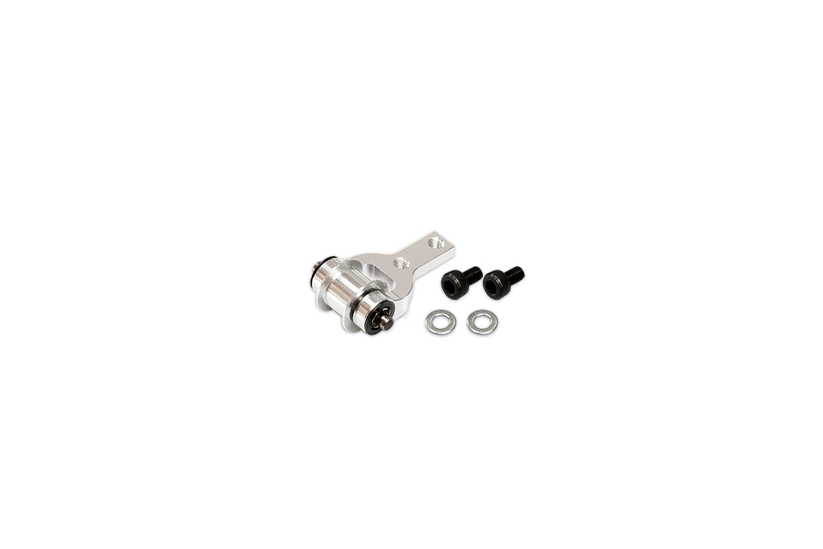 053262-CNC Guide Wheel Mount (Silver Anodized) (for R5)